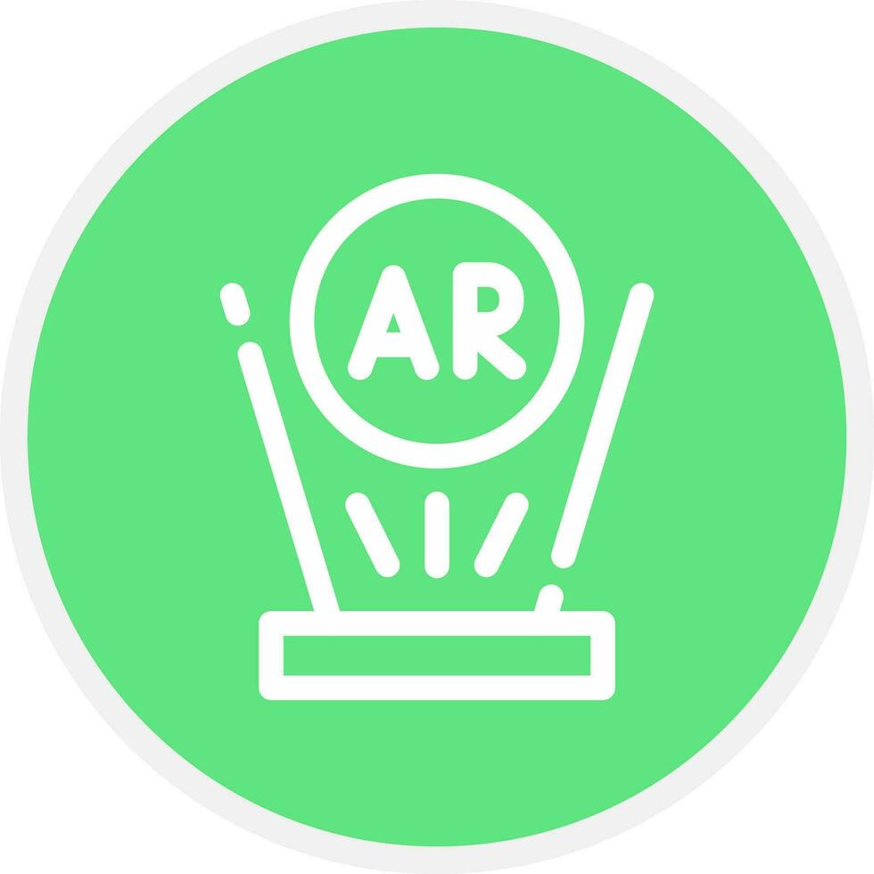 Augmented Reality Creative Icon Design vector