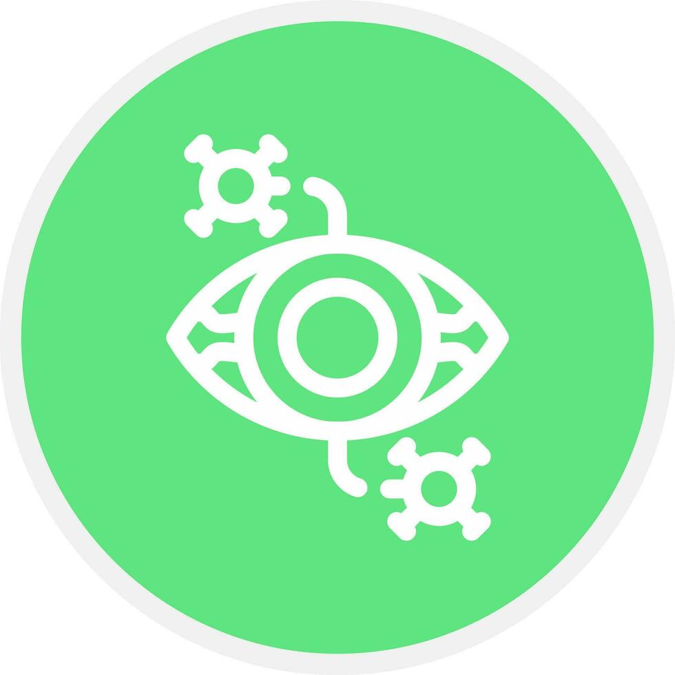 Eye Disease Creative Icon Design vector