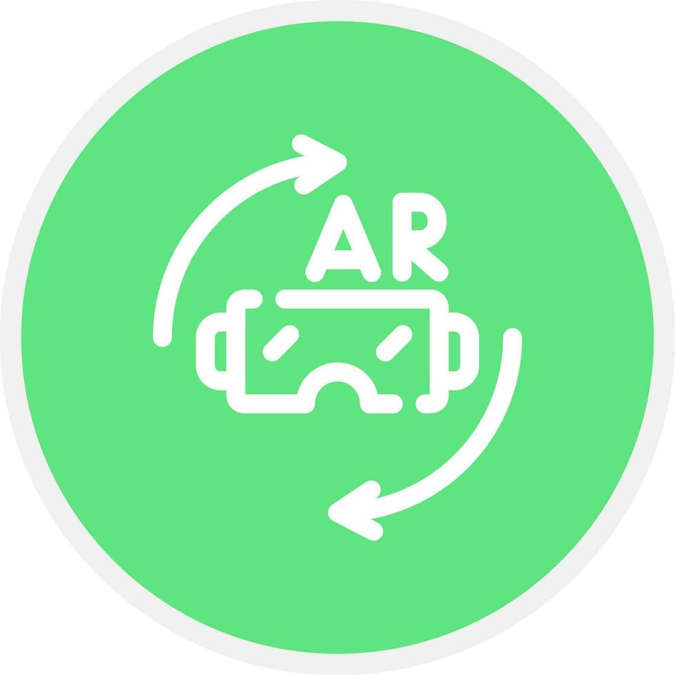 Vr Glasses Creative Icon Design vector