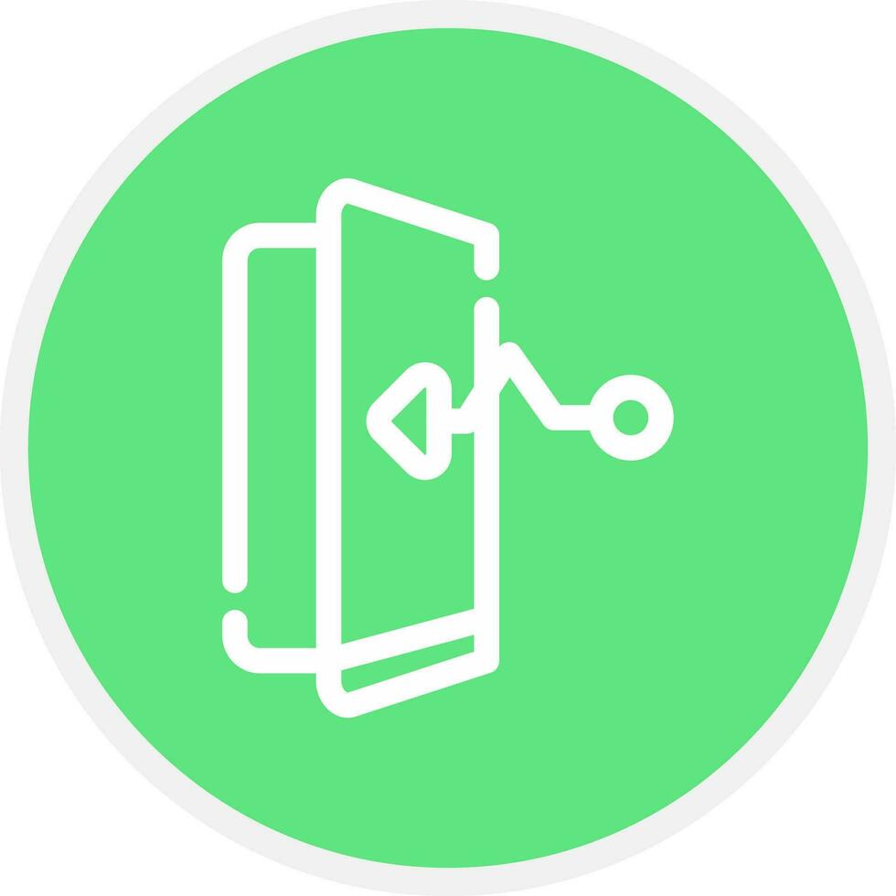 Exit Strategy Creative Icon Design vector