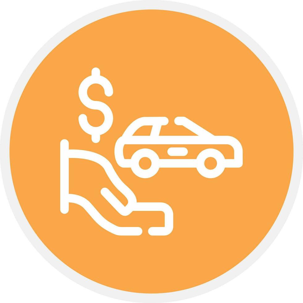 Dealer Holdback Creative Icon Design vector