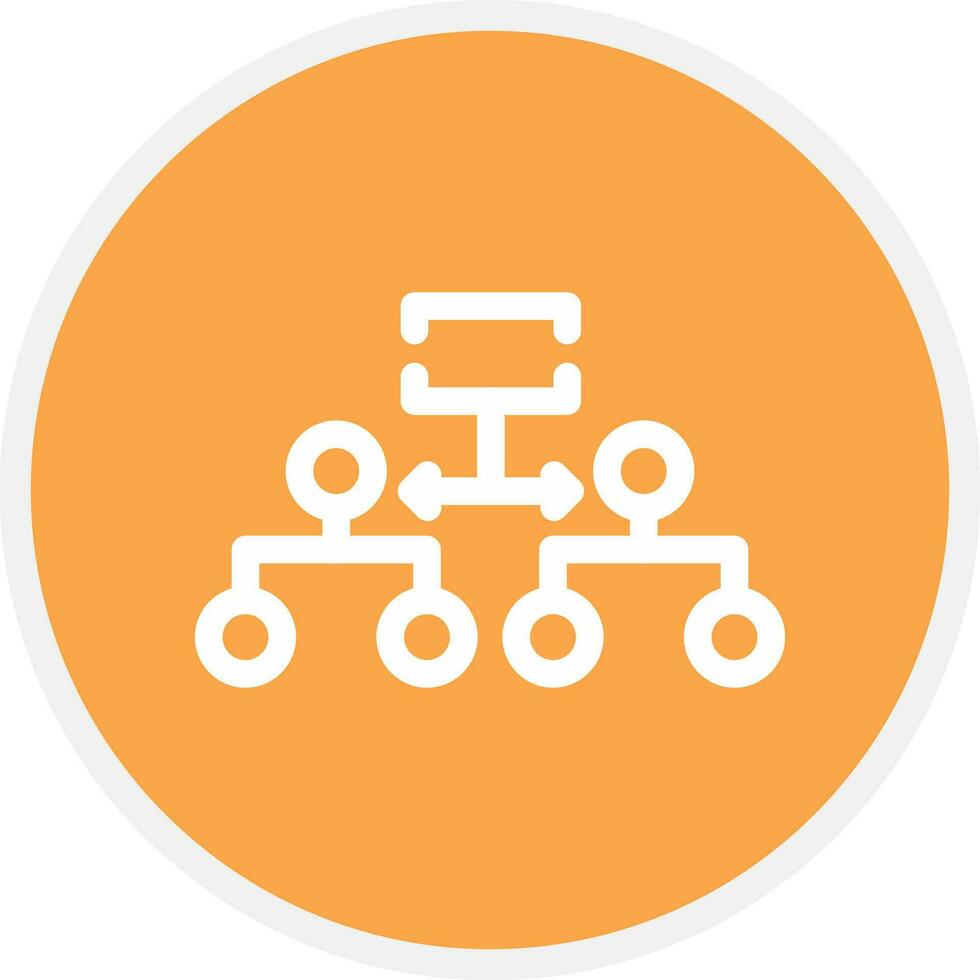 Labeled Hierarchy Creative Icon Design vector