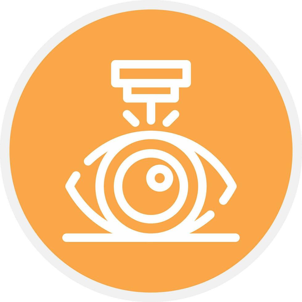 Laser Vision Correction Creative Icon Design vector