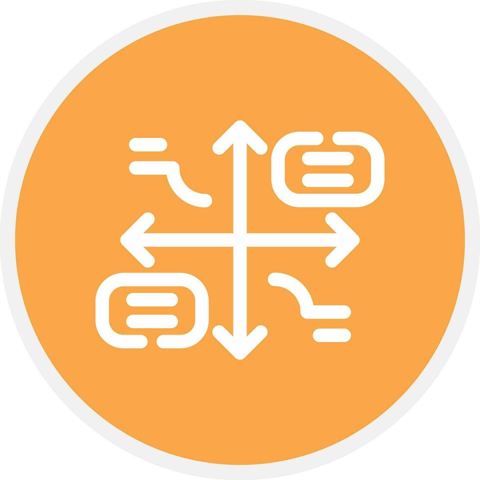 Grid Matrix Creative Icon Design vector