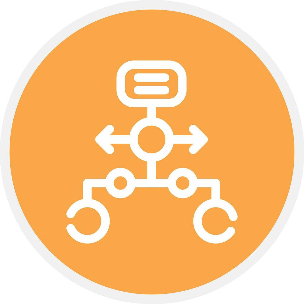 Horizontal Hierarchy Creative Icon Design vector