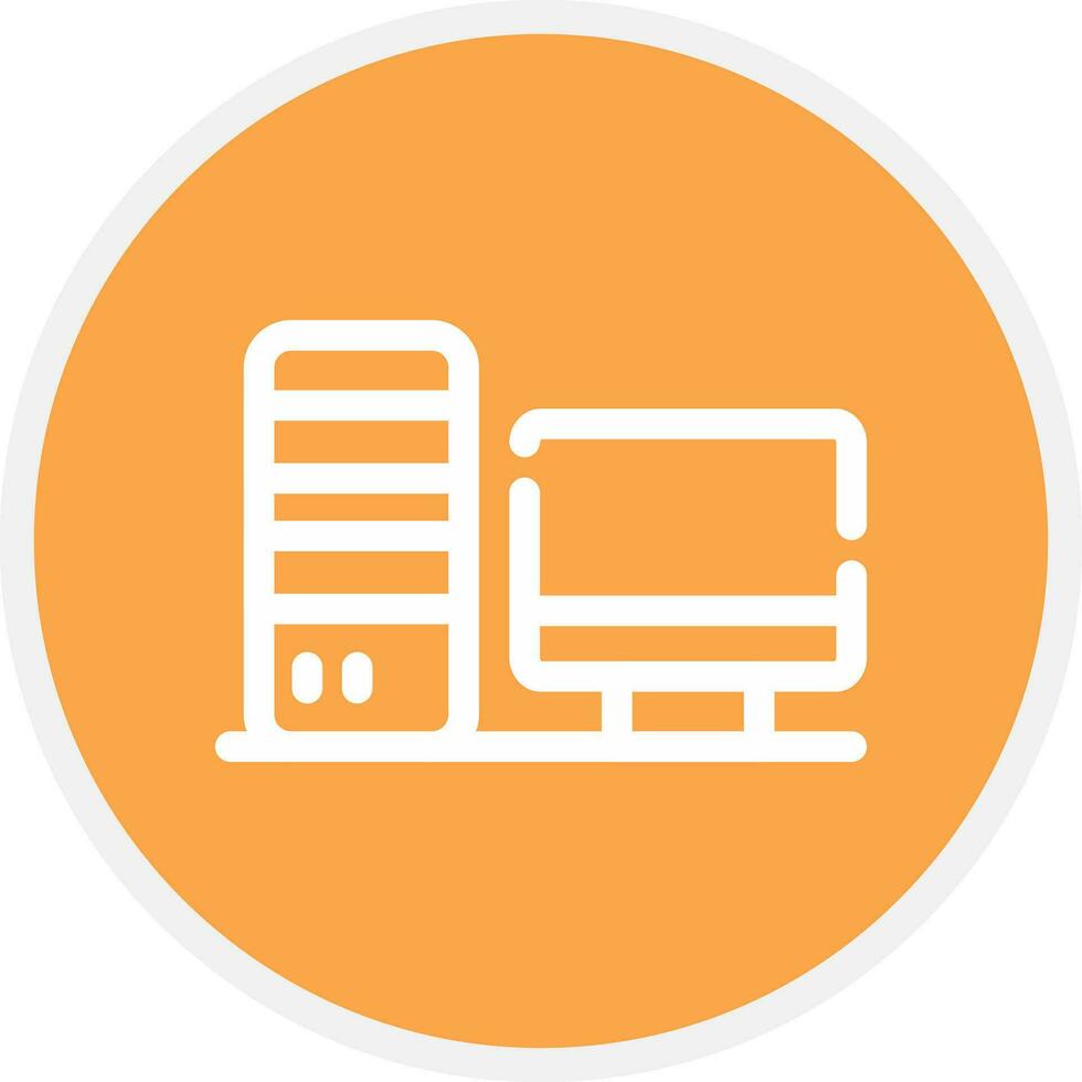 Computer Creative Icon Design vector