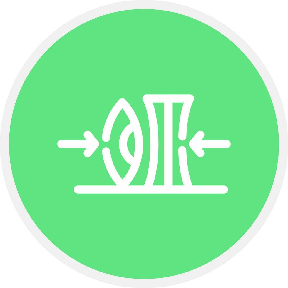 High Index Lenses Creative Icon Design vector