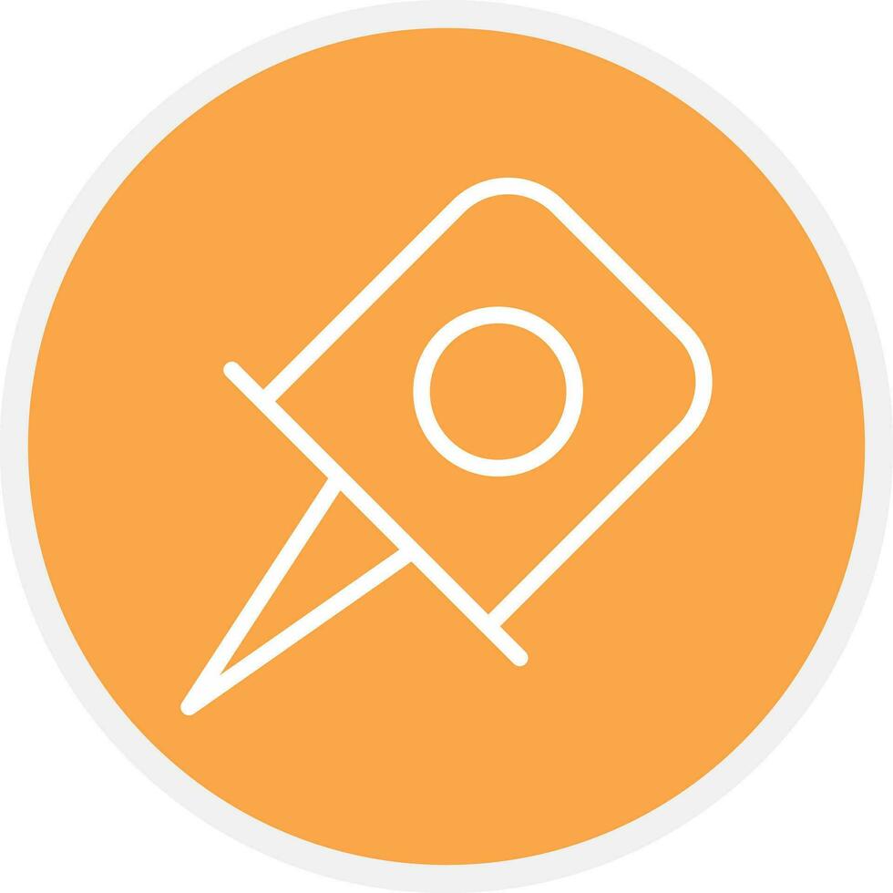 Pin Creative Icon Design vector