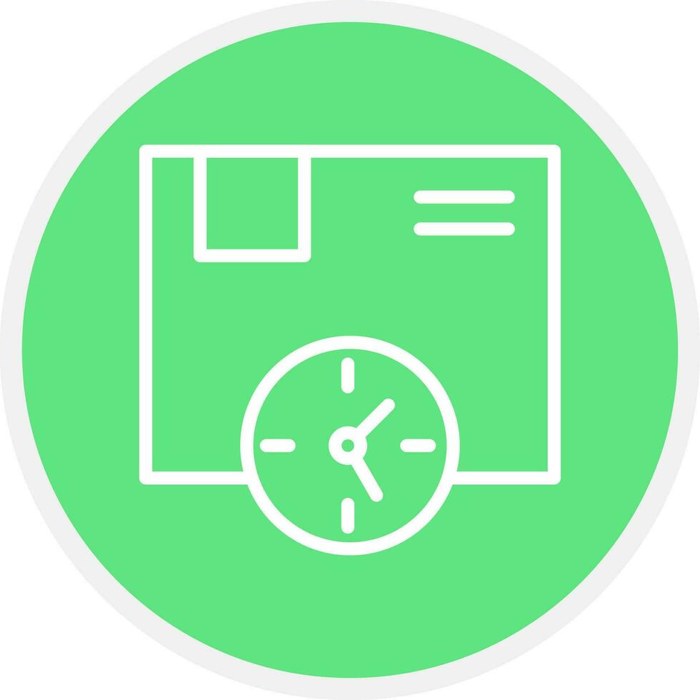 Delivery Time Creative Icon Design vector