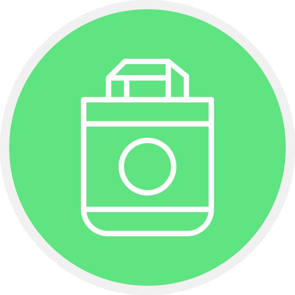 Tote Bag Creative Icon Design vector