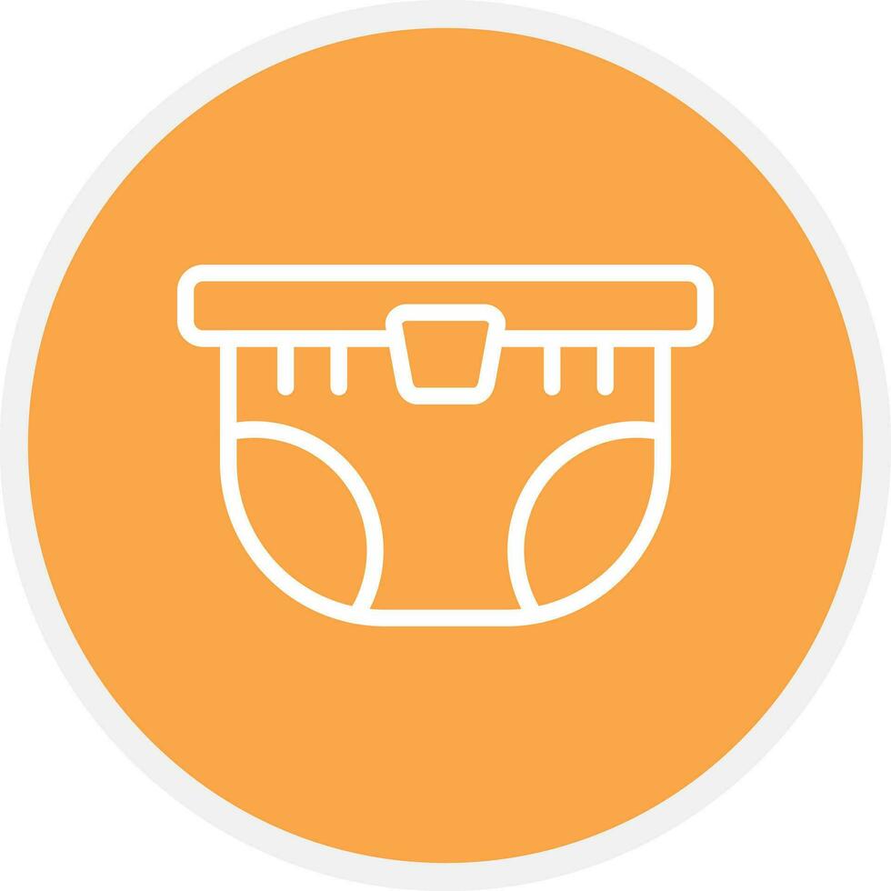 Diapers Creative Icon Design vector