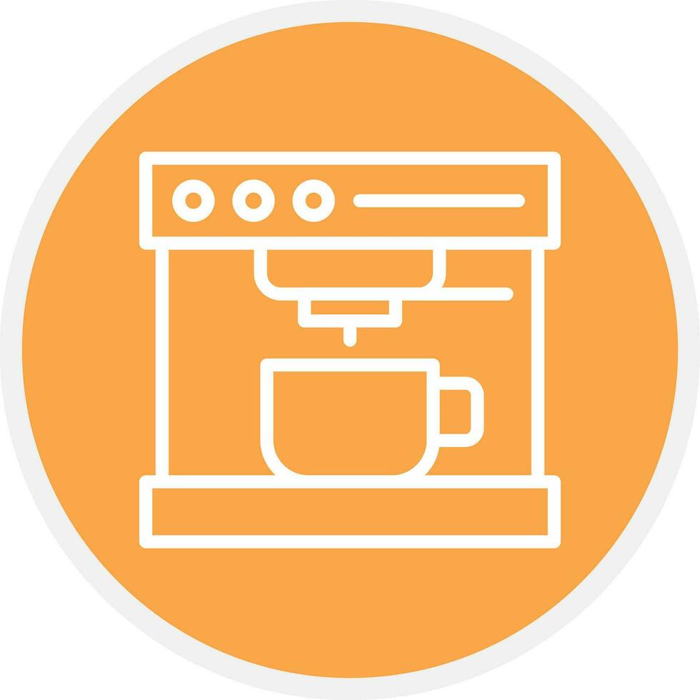 Coffee Machine Creative Icon Design vector
