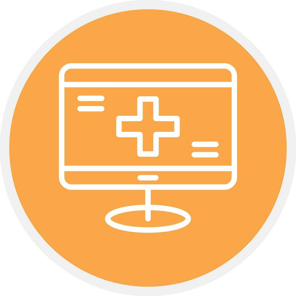 Online Madical Creative Icon Design vector