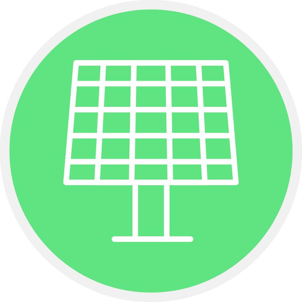 Solar Panel Creative Icon Design vector