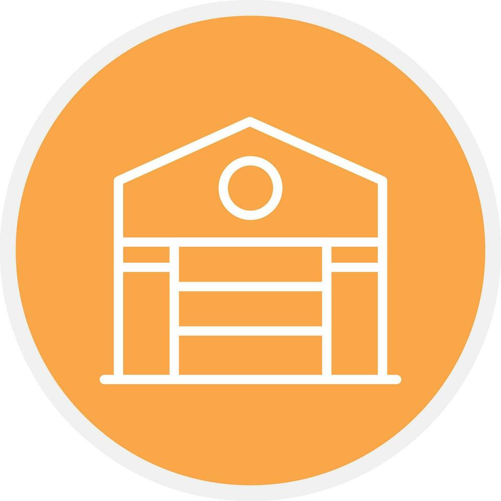 Warehouse Creative Icon Design vector