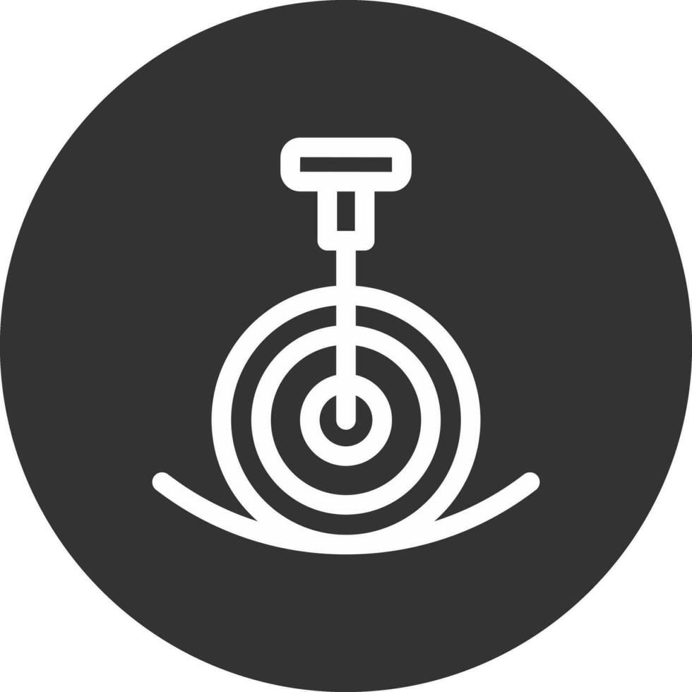 Unicycle Performance Creative Icon Design vector