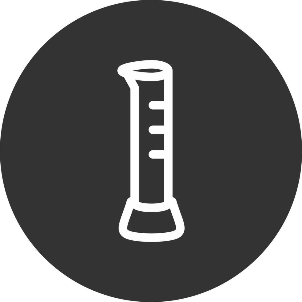 Graduated Cylinder Creative Icon Design vector