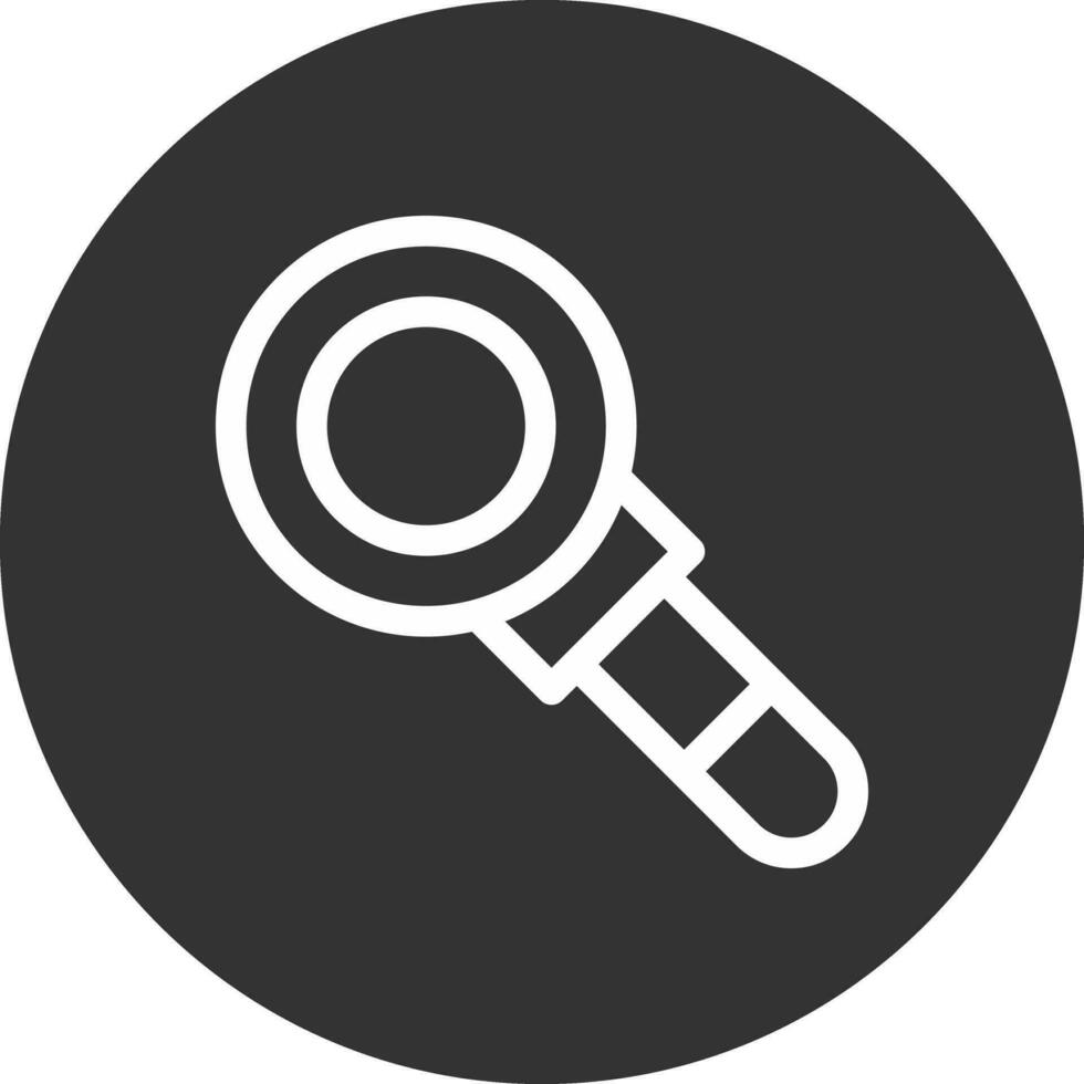 Magnifying Glass Creative Icon Design vector