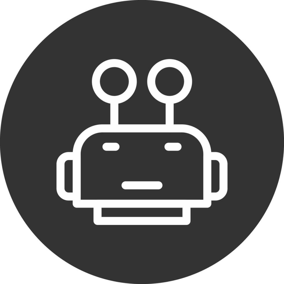 Robot Face Creative Icon Design vector