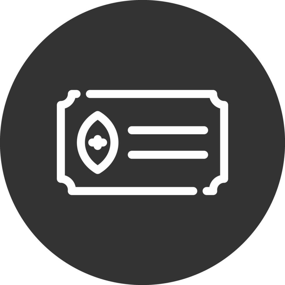 Ticket Creative Icon Design vector