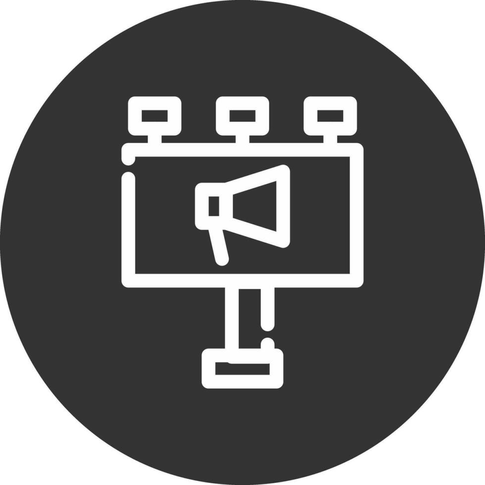 Billboard Creative Icon Design vector