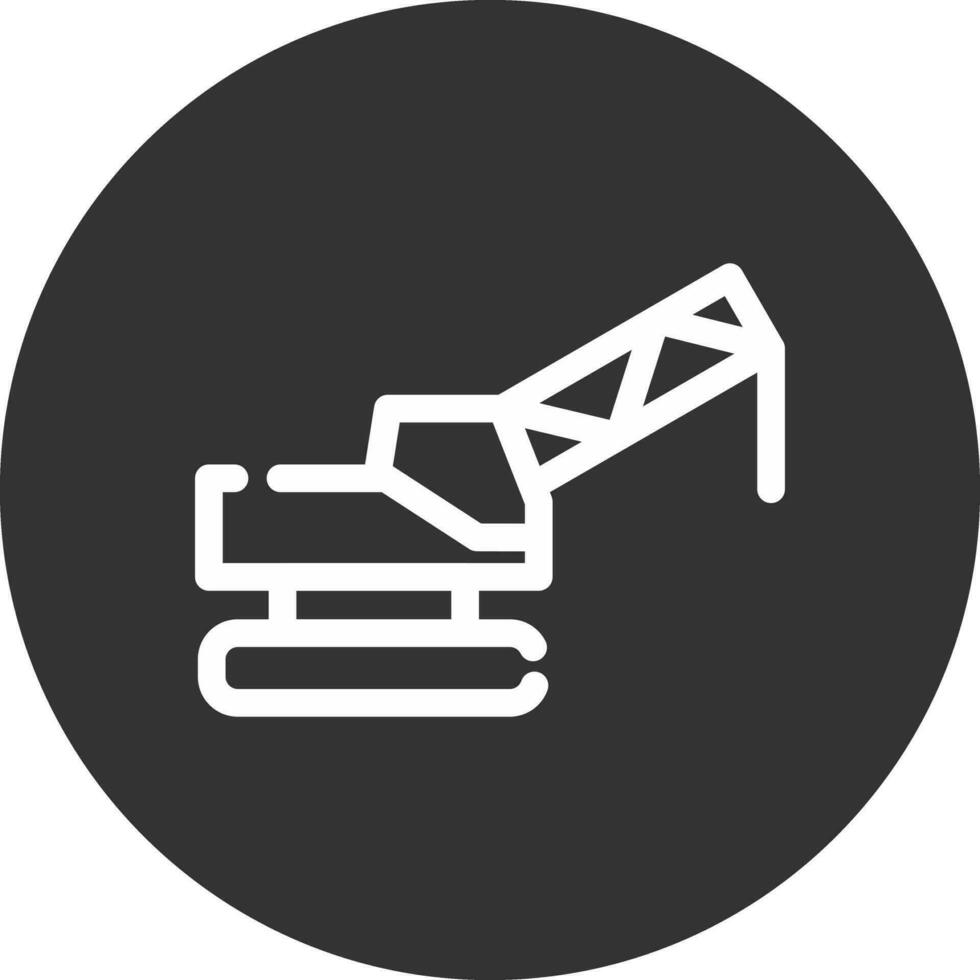 Crane Creative Icon Design vector