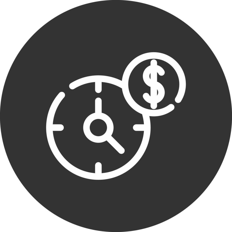 Time Is Money Creative Icon Design vector