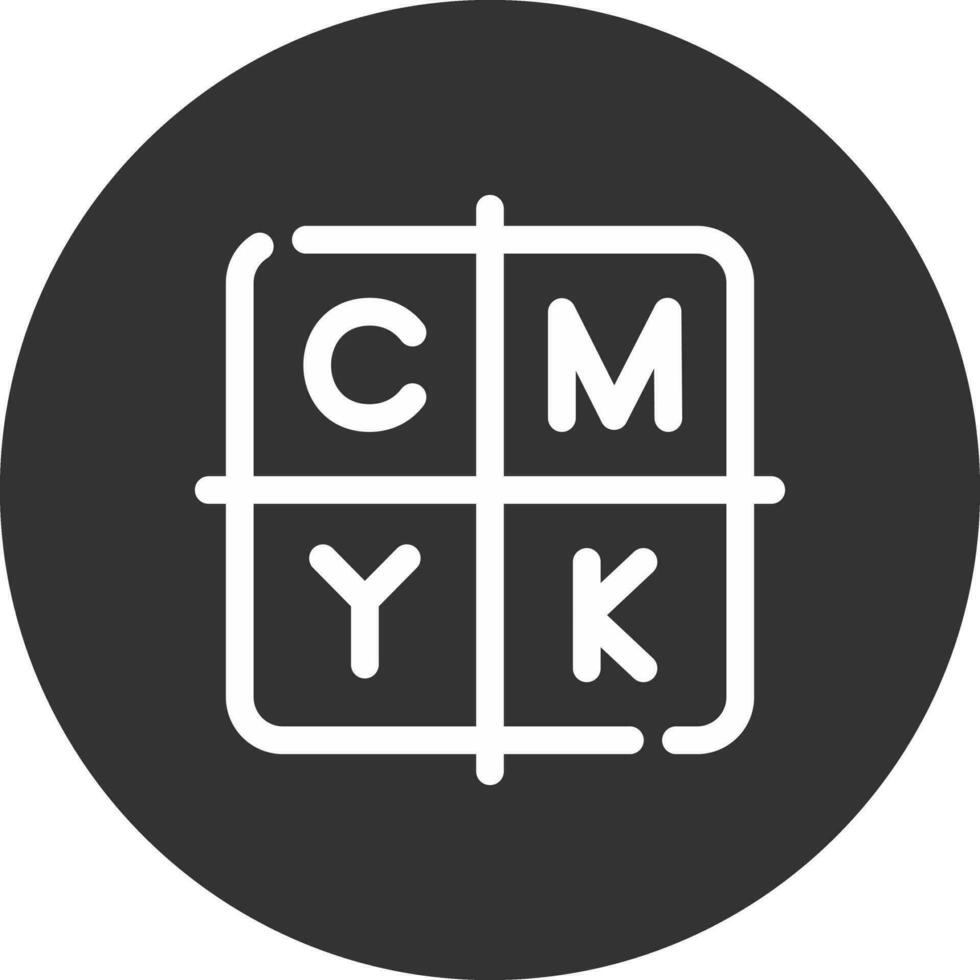 diseño de icono creativo cmyk vector