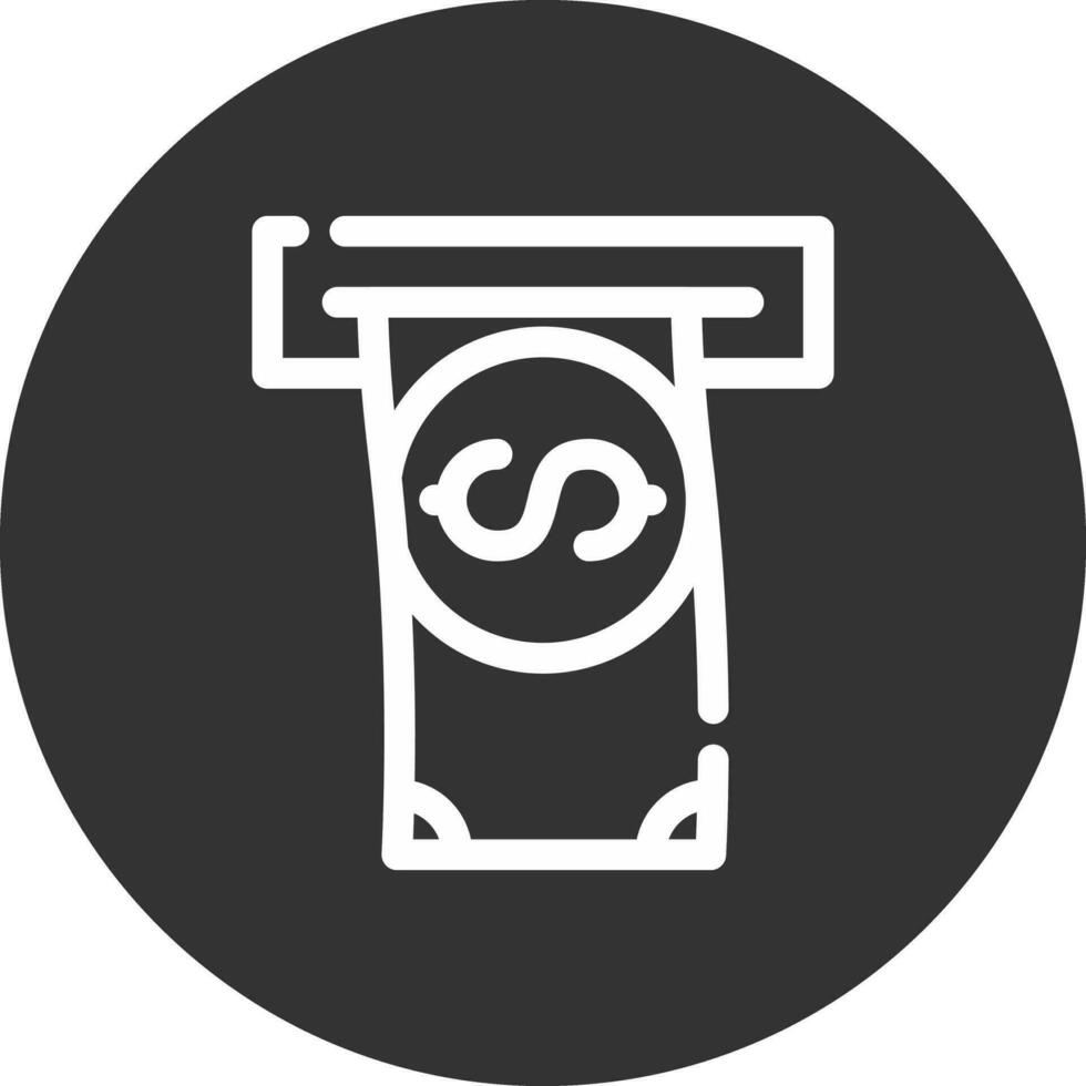 Withdrawal Creative Icon Design vector