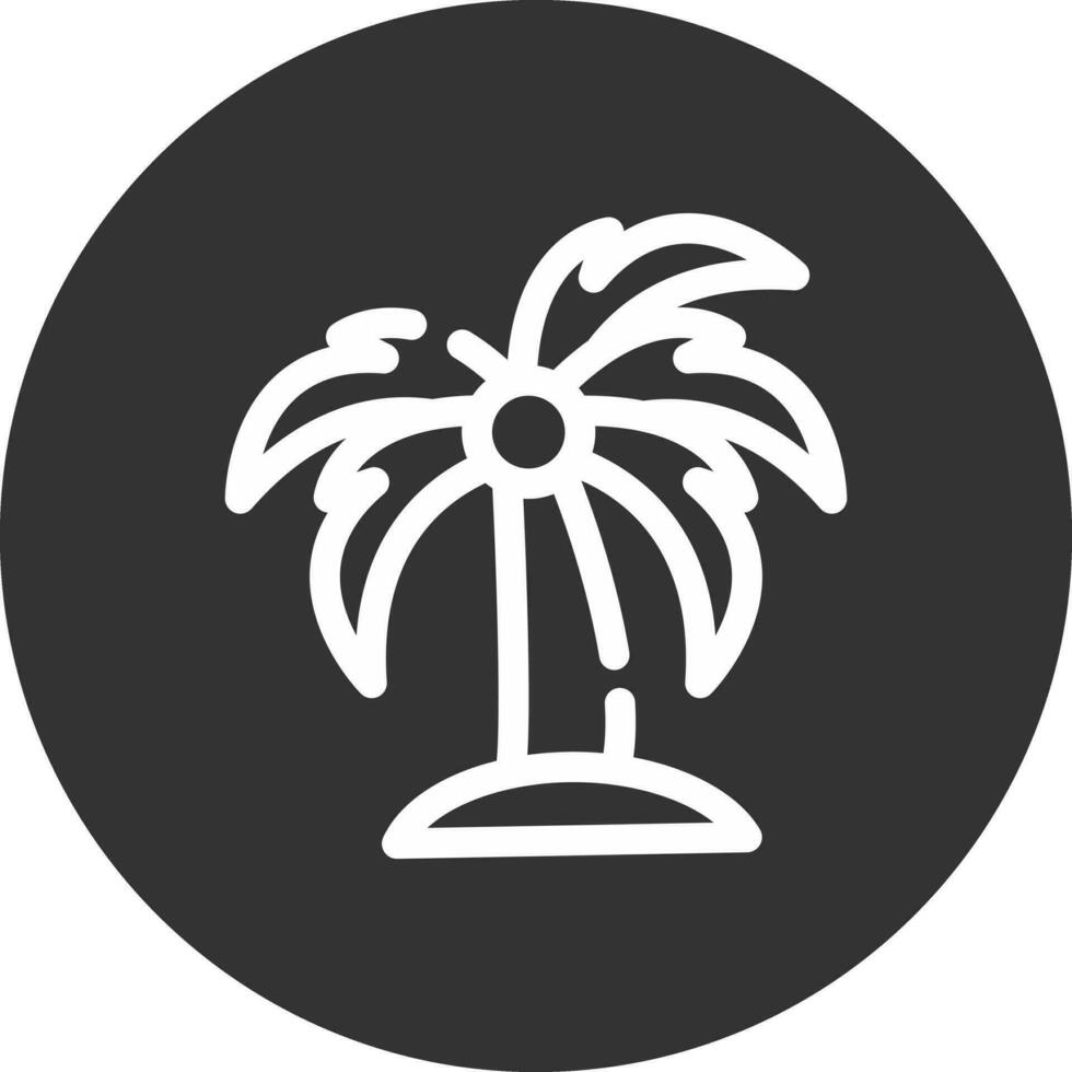 diseño de icono creativo de isla vector