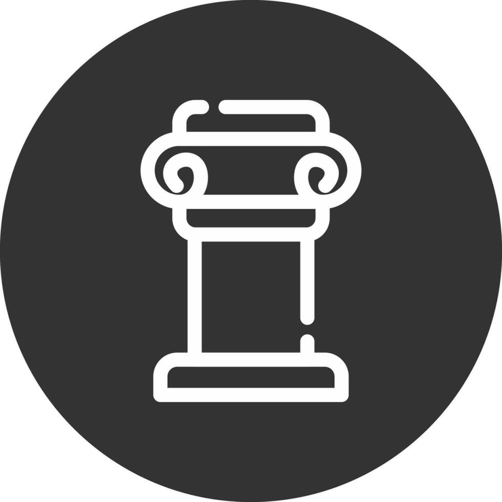 Pillar Creative Icon Design vector