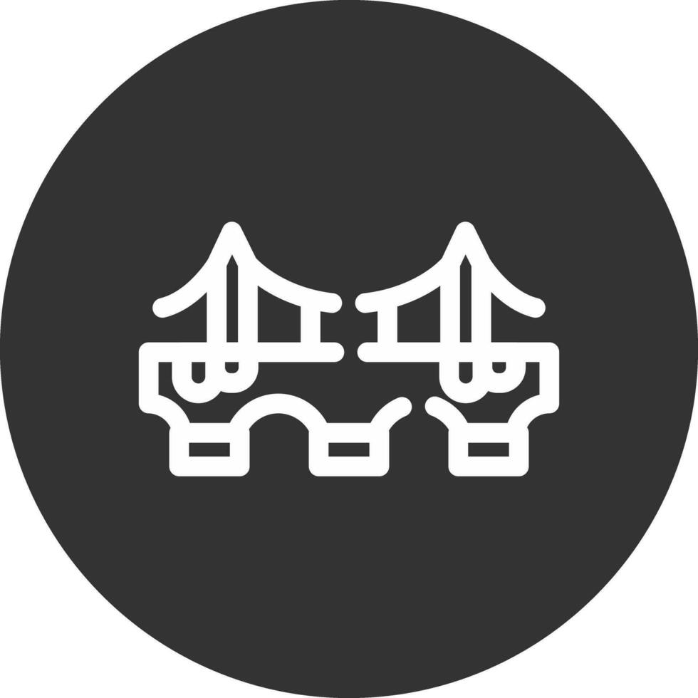 Bridge Creative Icon Design vector