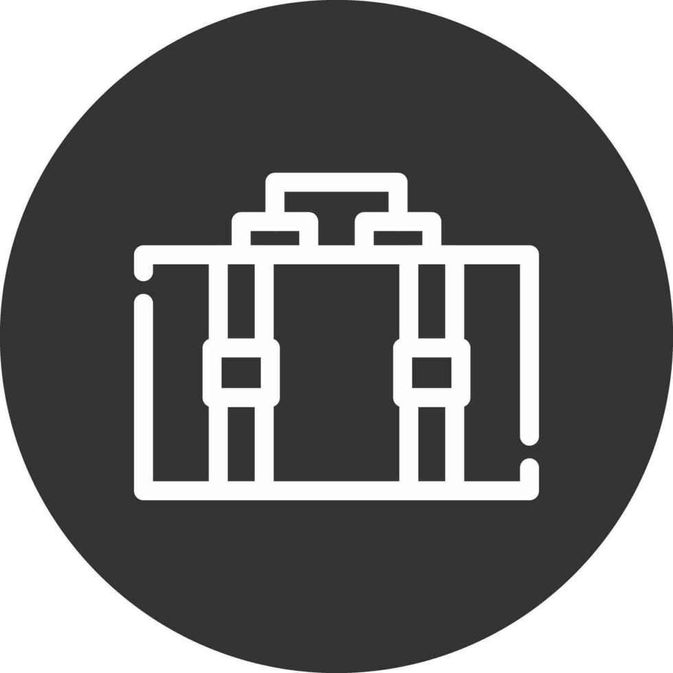 Suitcase Creative Icon Design vector