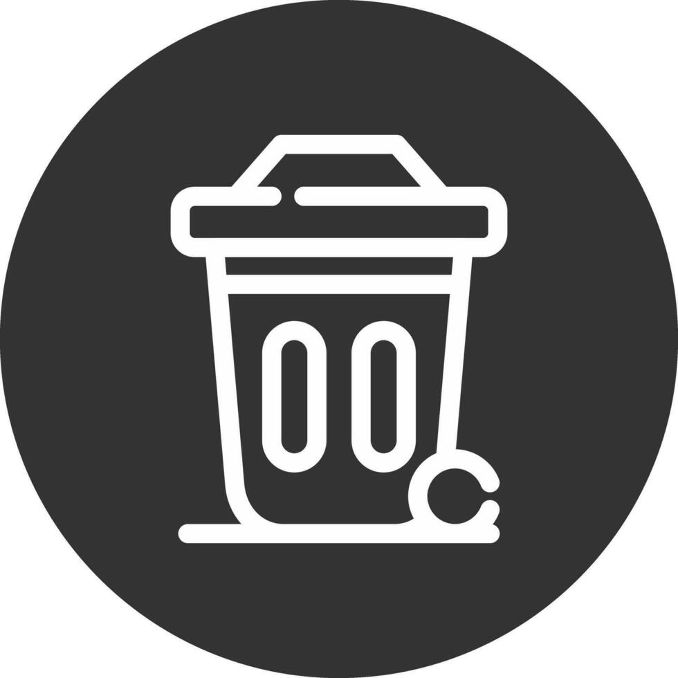 diseño de icono creativo de cubo de basura vector