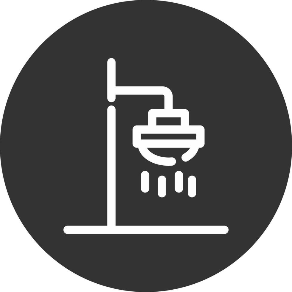 Roof Shower Creative Icon Design vector