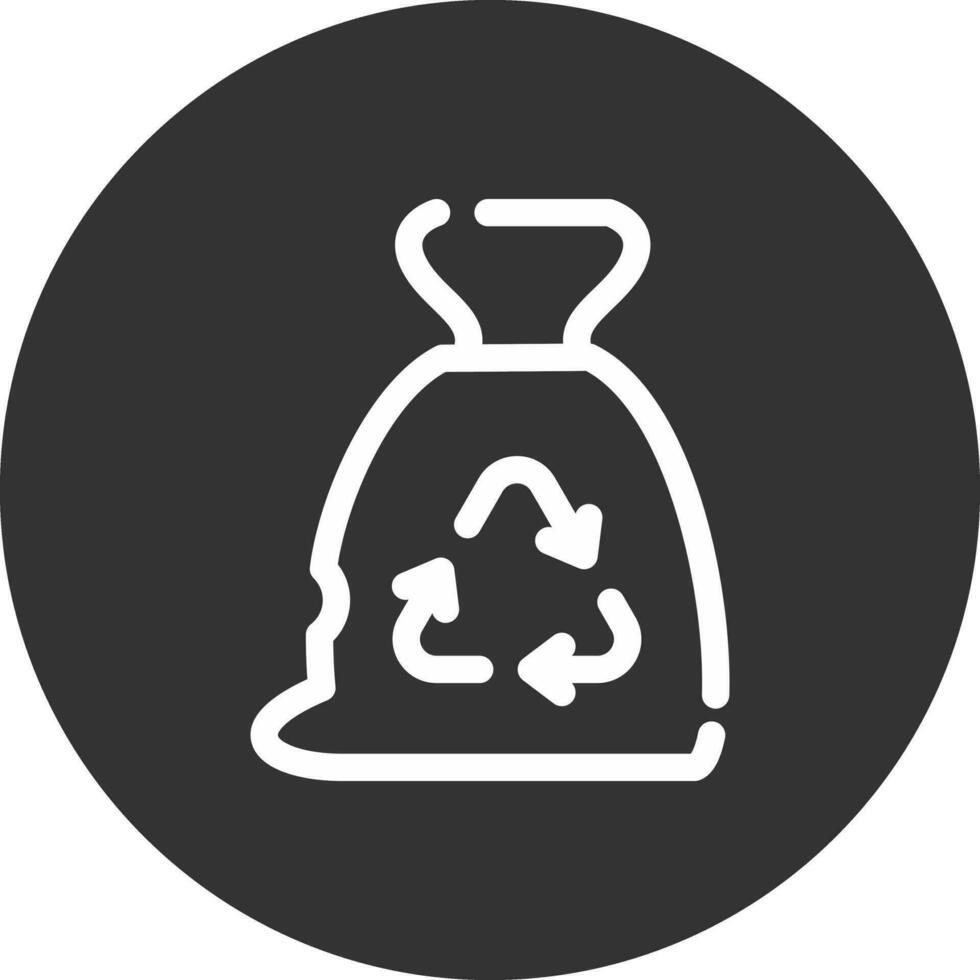 Garbage bag Creative Icon Design vector