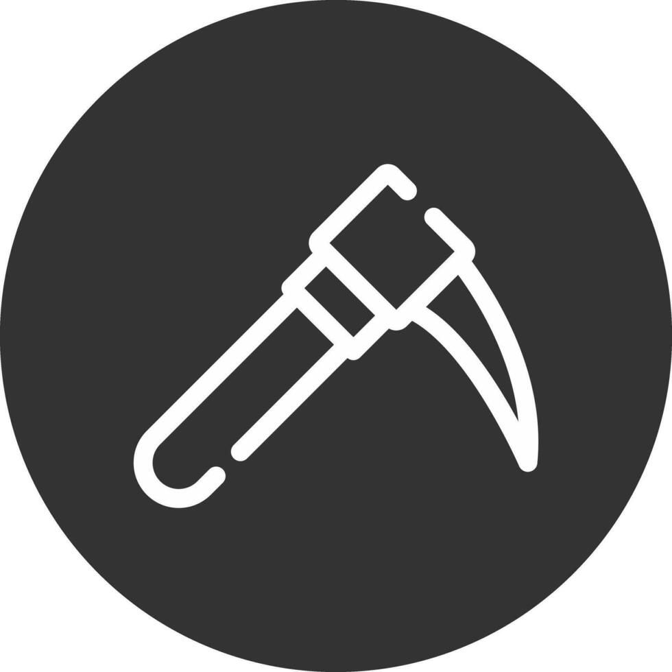 Pickaxe Creative Icon Design vector