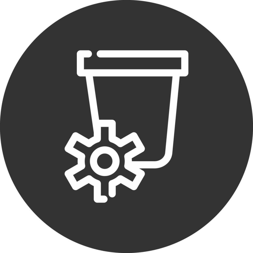 Waste Creative Icon Design vector