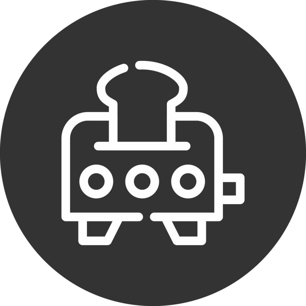 Toaster Creative Icon Design vector
