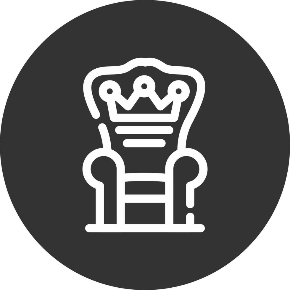 Throne Creative Icon Design vector