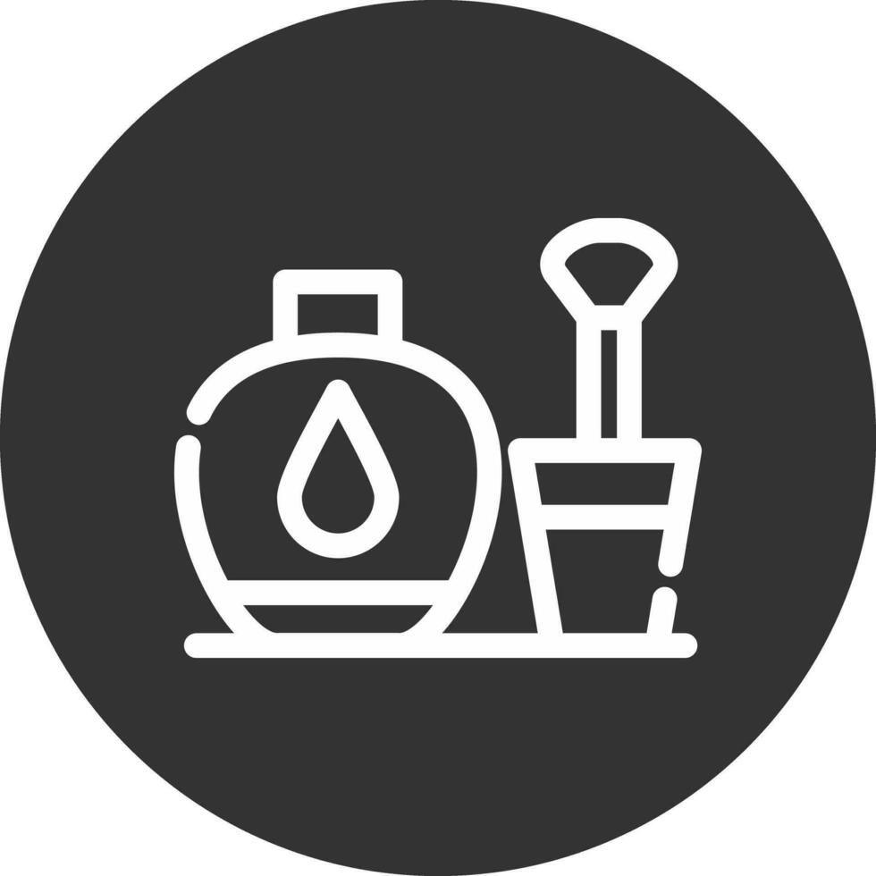 Nail Polish Creative Icon Design vector