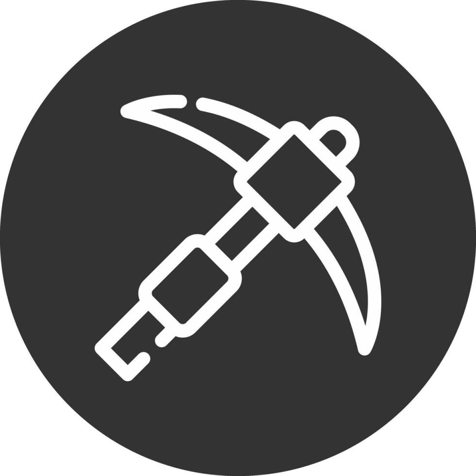 Pickaxe Creative Icon Design vector