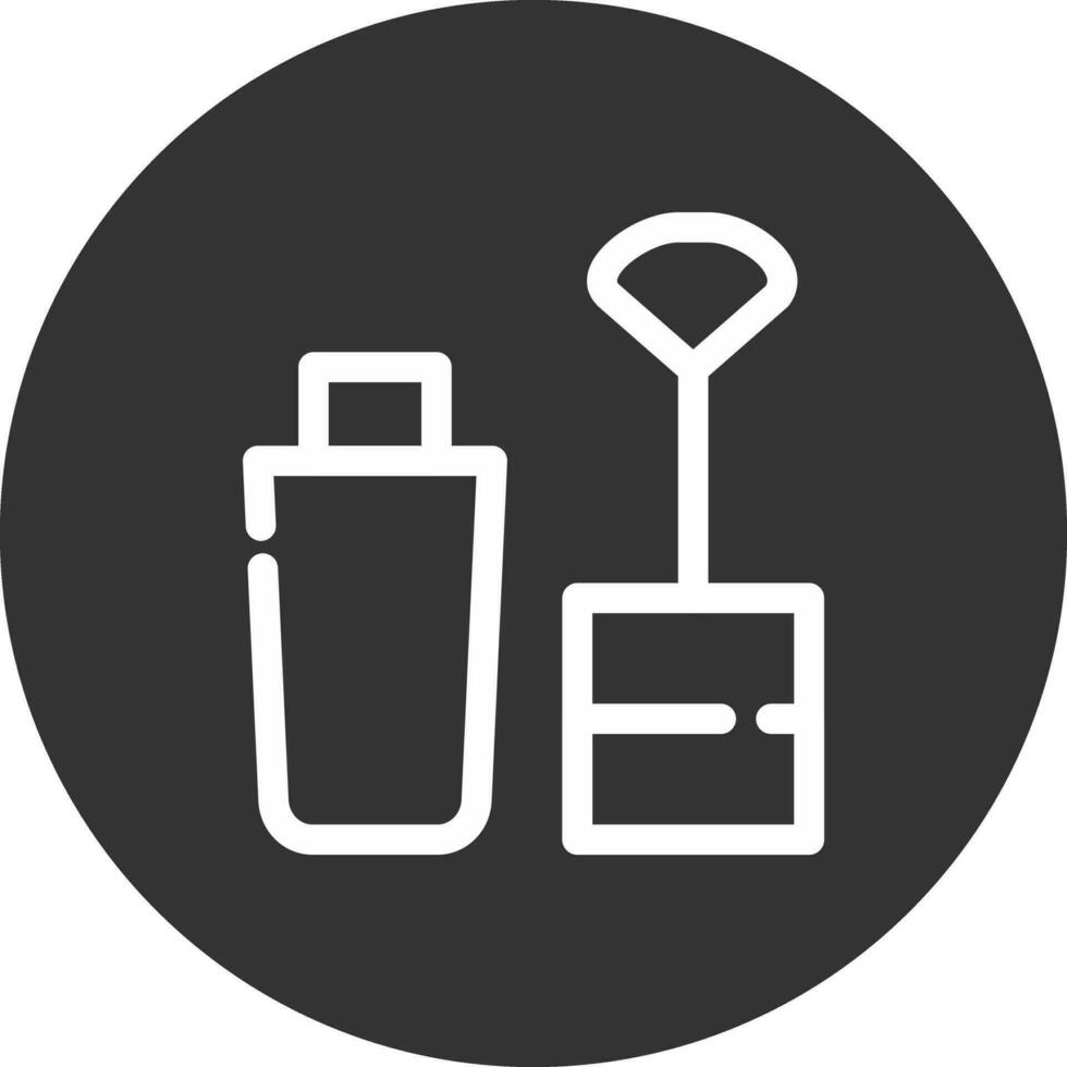 Nail Polish Creative Icon Design vector