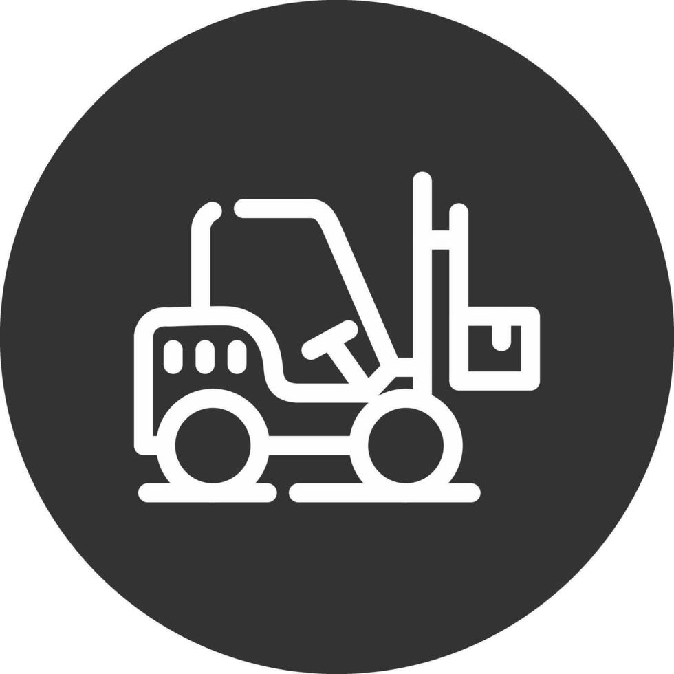 Forklift Creative Icon Design vector