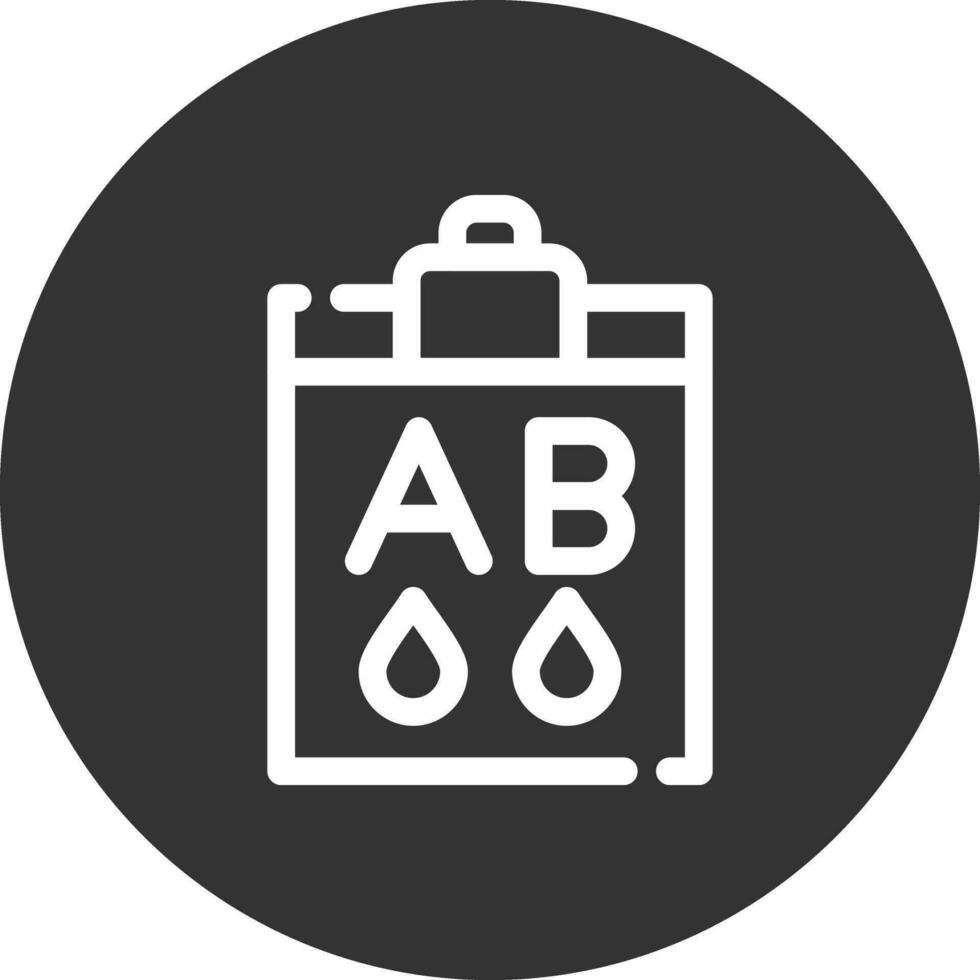 Blood Type Ab Creative Icon Design vector