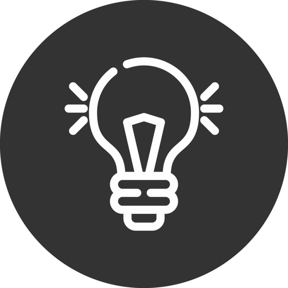 Light Bulb Creative Icon Design vector