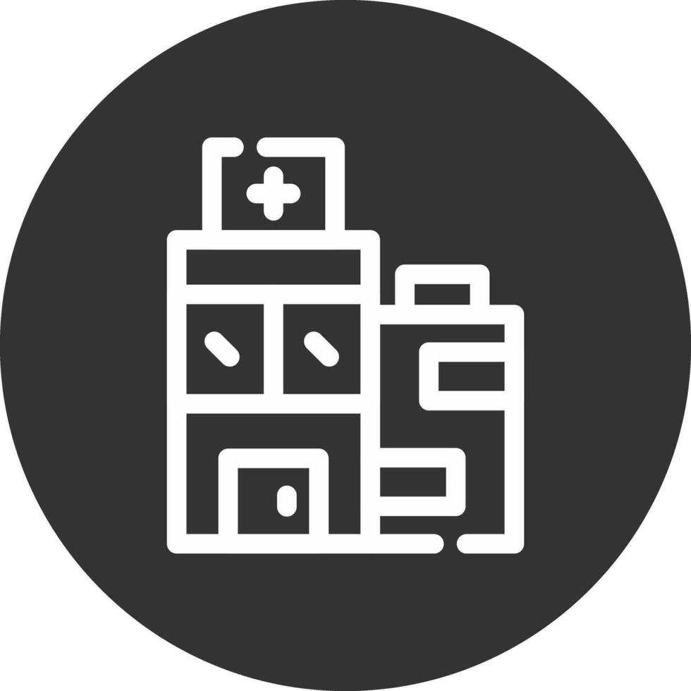 diseño de icono creativo de hospital vector