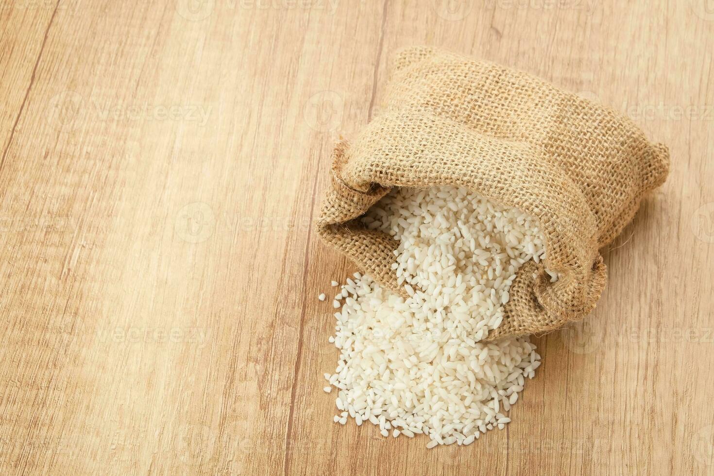 Rice grains for zakat, Islamic zakat concept photo