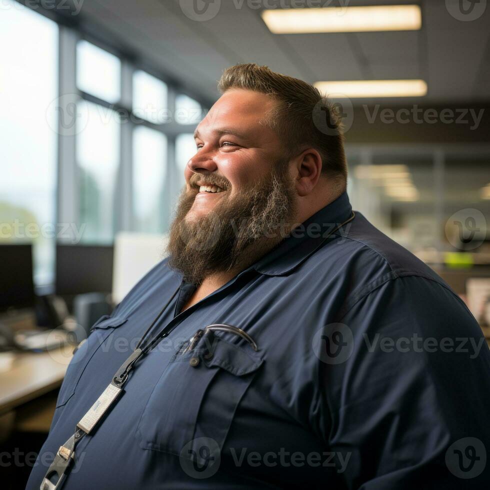 a man with a beard generative ai photo