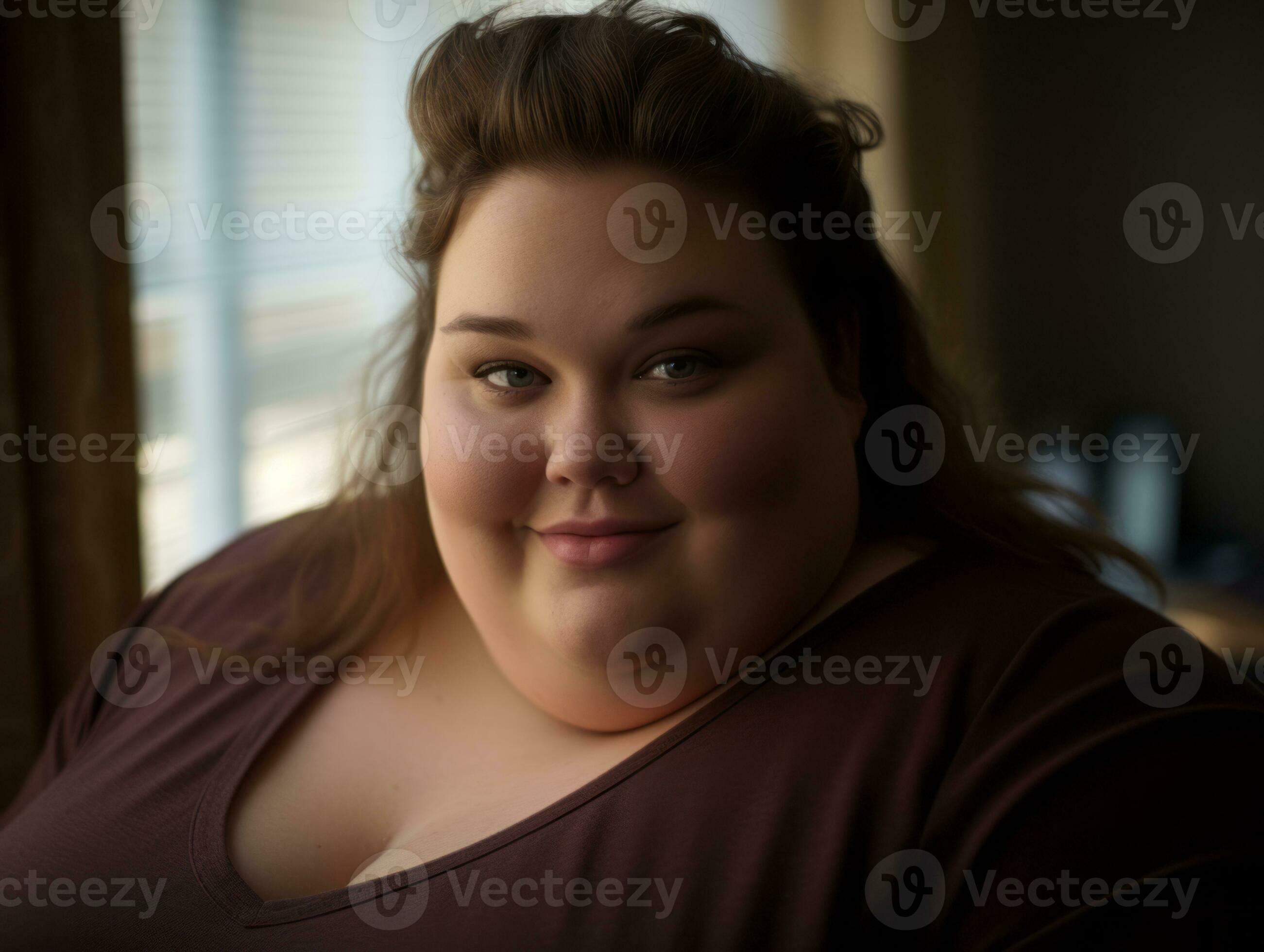 a woman with big boobs posing for the camera generative ai 32096148 Stock  Photo at Vecteezy